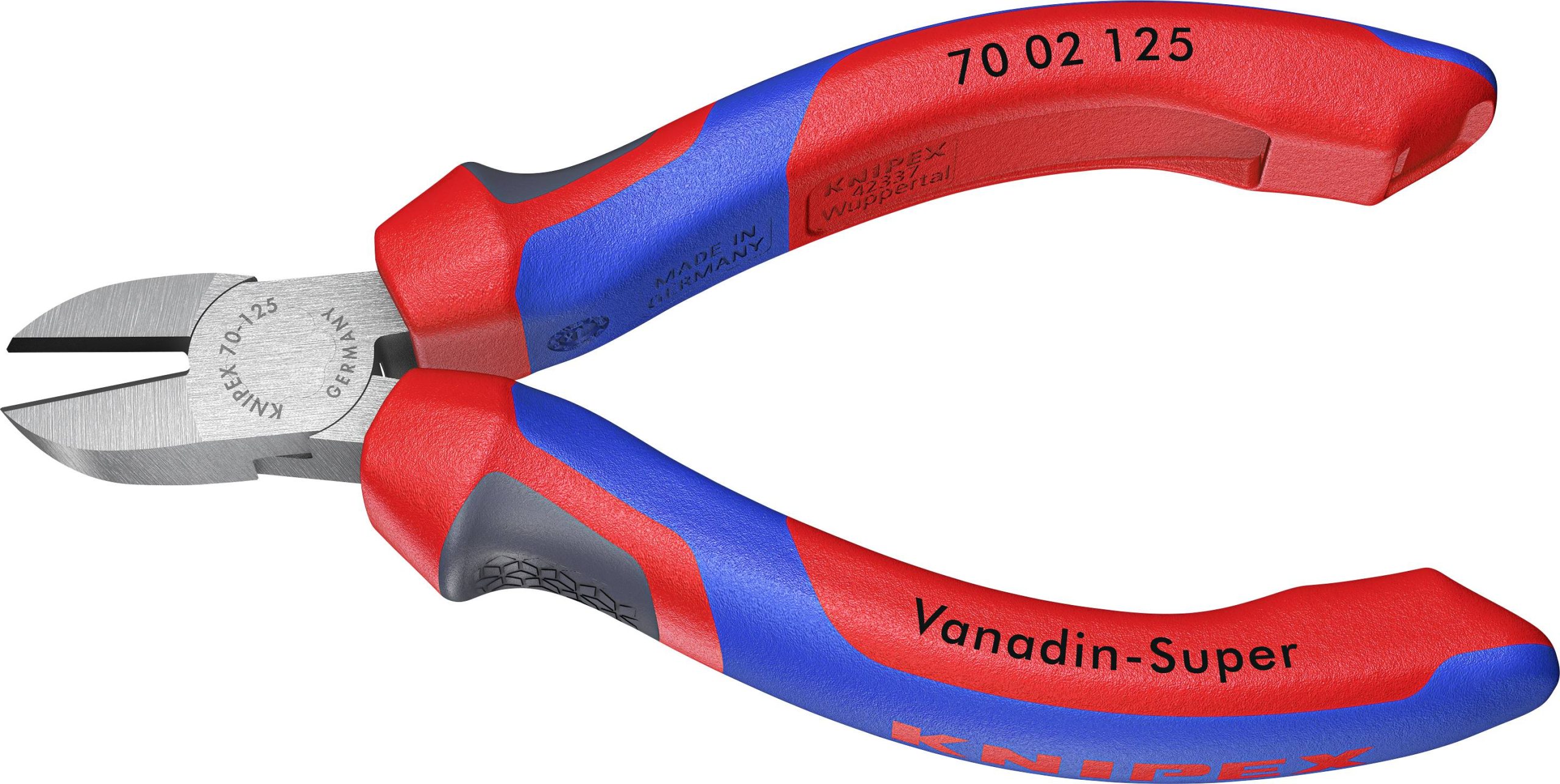 Szczypce boczne Knipex 70 02 125, 125 mm, 62 HRC, do warsztatu - obrazek 1