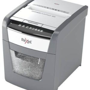 Rexel Optimum AutoFeed+ 50X Niszczarka 50 ark. Mikronacięcia 4 x 28 mm P-4 20 l Niszczy także spinacze do papieru, zszyw Rexel Optimum AutoFeed+ 50X Niszczarka 50 ark. Mikronacięcia 4 x 28 mm P-4 20 l Niszczy także spinacze do papieru, zszyw