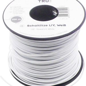 TRU COMPONENTS 1567228 Przewód linka LiY, 1 x 0.50 mm², 100 m TRU COMPONENTS 1567228 Przewód linka LiY, 1 x 0.50 mm², 100 m