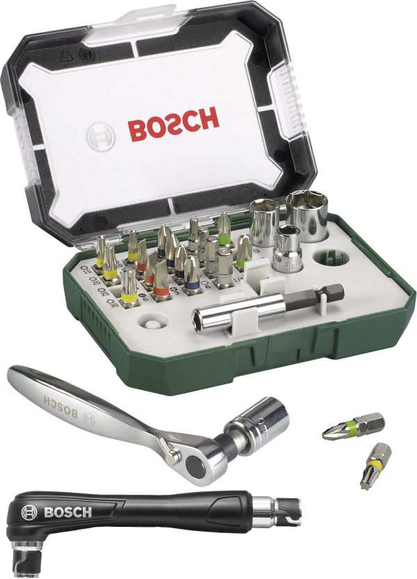 Bity Bosch Accessories Promoline 2607017392 1 szt. płaski, krzyżakowy Pozidriv, krzyżakowy Phillips, wewnętrzny sześciok