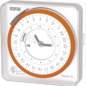 Suevia Practic D Przekaźnik czasowy do montażu panelowego analogowy 230 V/AC 3680 W Suevia Practic D Przekaźnik czasowy do montażu panelowego analogowy 230 V/AC 3680 W