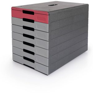 Szafka z szufladami Durable 776303 antracytowy DIN A4, DIN C4 Ilość szuflad: 7 Szafka z szufladami Durable 776303 antracytowy DIN A4, DIN C4 Ilość szuflad: 7