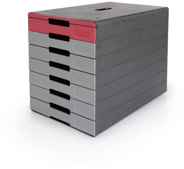 Szafka z szufladami Durable 776303 antracytowy DIN A4, DIN C4 Ilość szuflad: 7