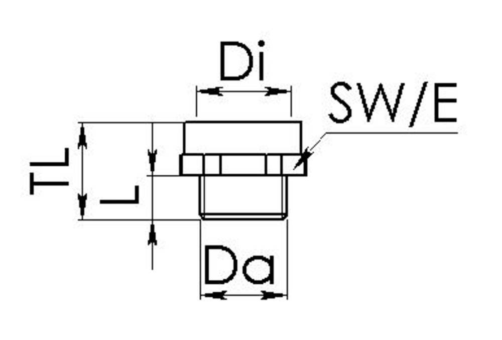 Wiska 10063631 AMP 16/11 Adapter M16 PG11 tworzywo sztuczne 25 szt. - obrazek 1