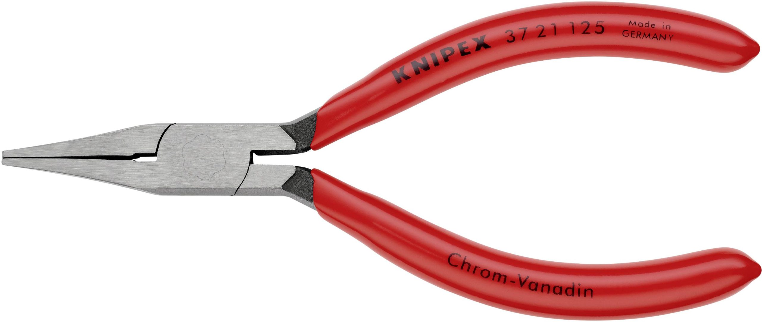 Knipex 37 21 125 dla elektroników i mechaników Szczypce płaskie proste 125 mm - obrazek 1