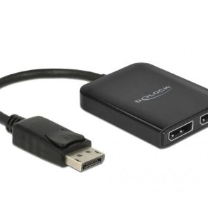 Splitter DisplayPort Delock 87768 1 szt. Splitter DisplayPort Delock 87768 1 szt.