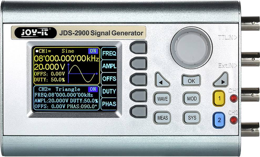 Generator funkcyjny, akumulatorowy Joy-it JDS2915 - obrazek 1