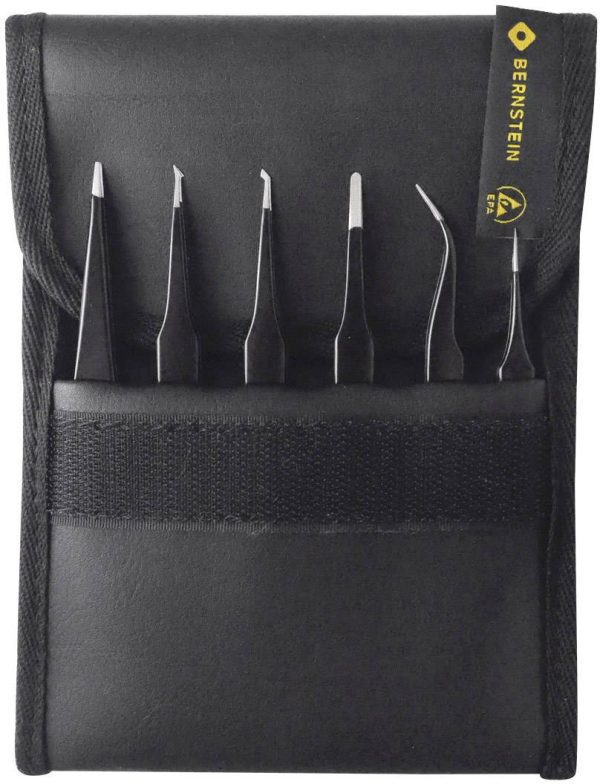 Pęseta BERNSTEIN Tools for Electronics 5-060, 6 elem.