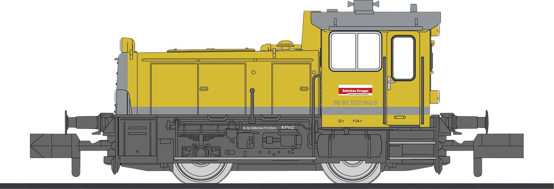 Lokomotywa diesel Liliput L162602 N - obrazek 1