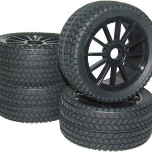 Koła kompletne Buggy Reely, opony 10-Star Street, skala 1:8, zestaw – 4 sztuki Koła kompletne Buggy Reely, opony 10-Star Street, skala 1:8, zestaw – 4 sztuki