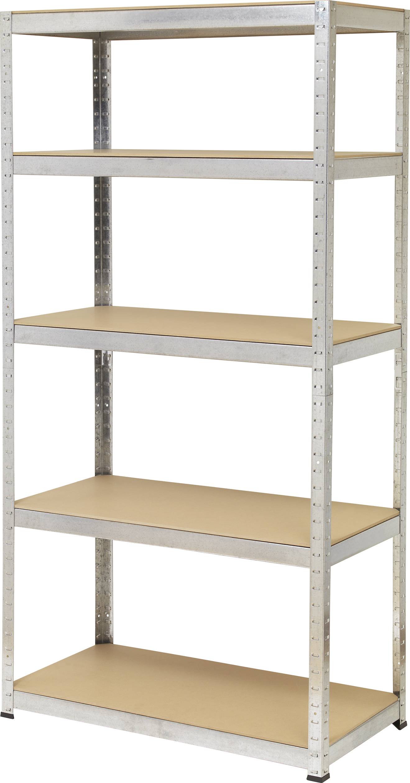 Regał TOOLCRAFT 2265279 (S x W x G) 90 x 1.8 x 45 cm metal, MDF - obrazek 1