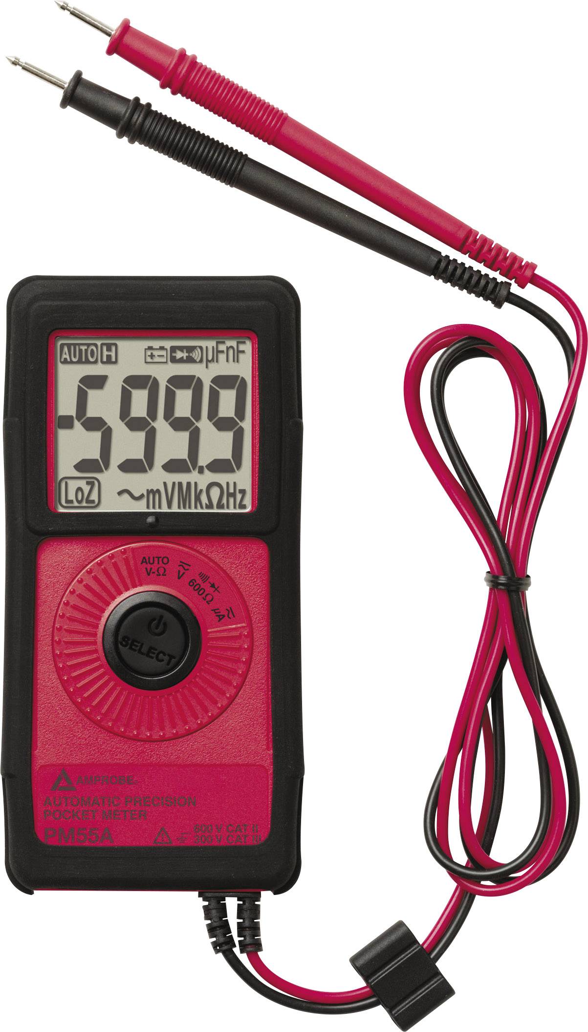 Beha Amprobe PM55A Multimetr cyfrowy CAT II 600 V, CAT III 300 V Wyświetlane liczby: 6000 - obrazek 1