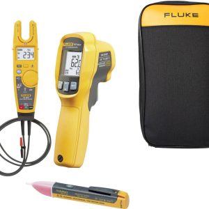 Zestaw urządzeń pomiarowych Fluke T6-600/62MAX+/1ACE, pirometr, torba, tester napięcia, CAT III 600 V