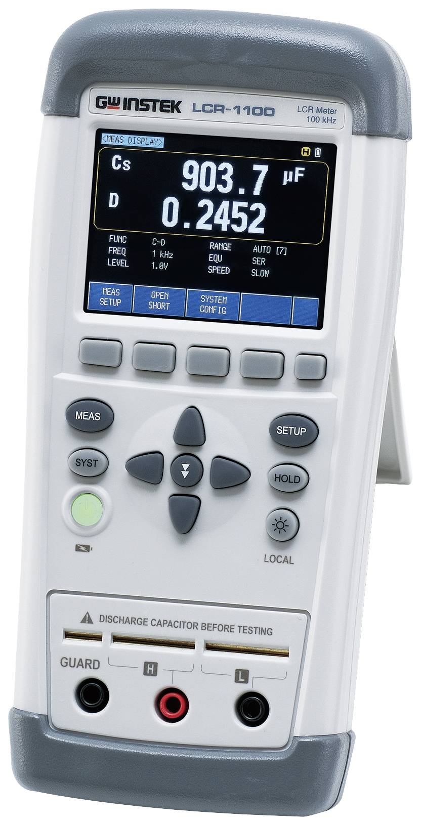 GW Instek 03ALCR11000S Mostek pomiarowy LCR cyfrowy Wyświetlane liczby: 50000 - obrazek 1