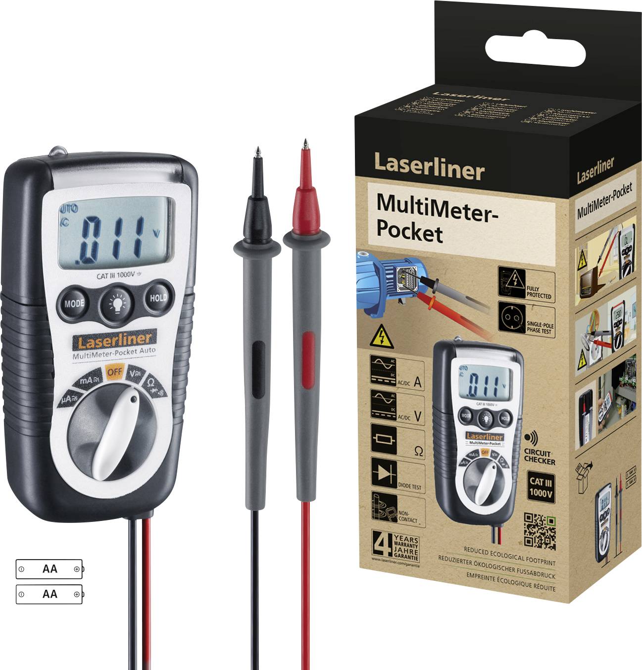 Laserliner MultiMeter-Pocket Multimetr - obrazek 1