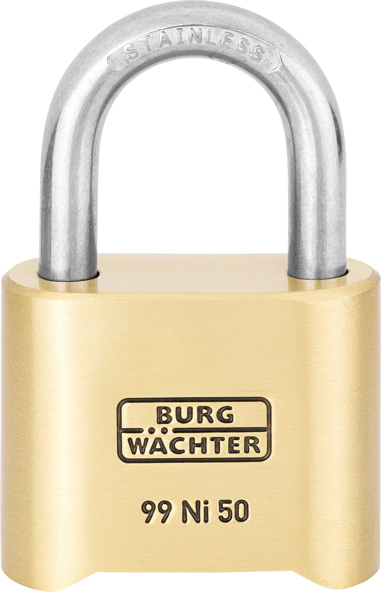 Kłódka Burg Wächter No. 99 Ni 50 SB z zamkiem szyfrowym - obrazek 1