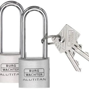 Kłódka Burg Wächter 36141 20.90 mm Samozatrzaskowa z zamkiem kluczykowym