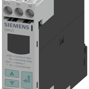 Przekaźnik monitorujący 24, 24 – 240, 240 V/DC, V/AC 1 zestyk przełączny Siemens 3UG4622-1AW30 1 szt. Przekaźnik monitorujący 24, 24 – 240, 240 V/DC, V/AC 1 zestyk przełączny Siemens 3UG4622-1AW30 1 szt.