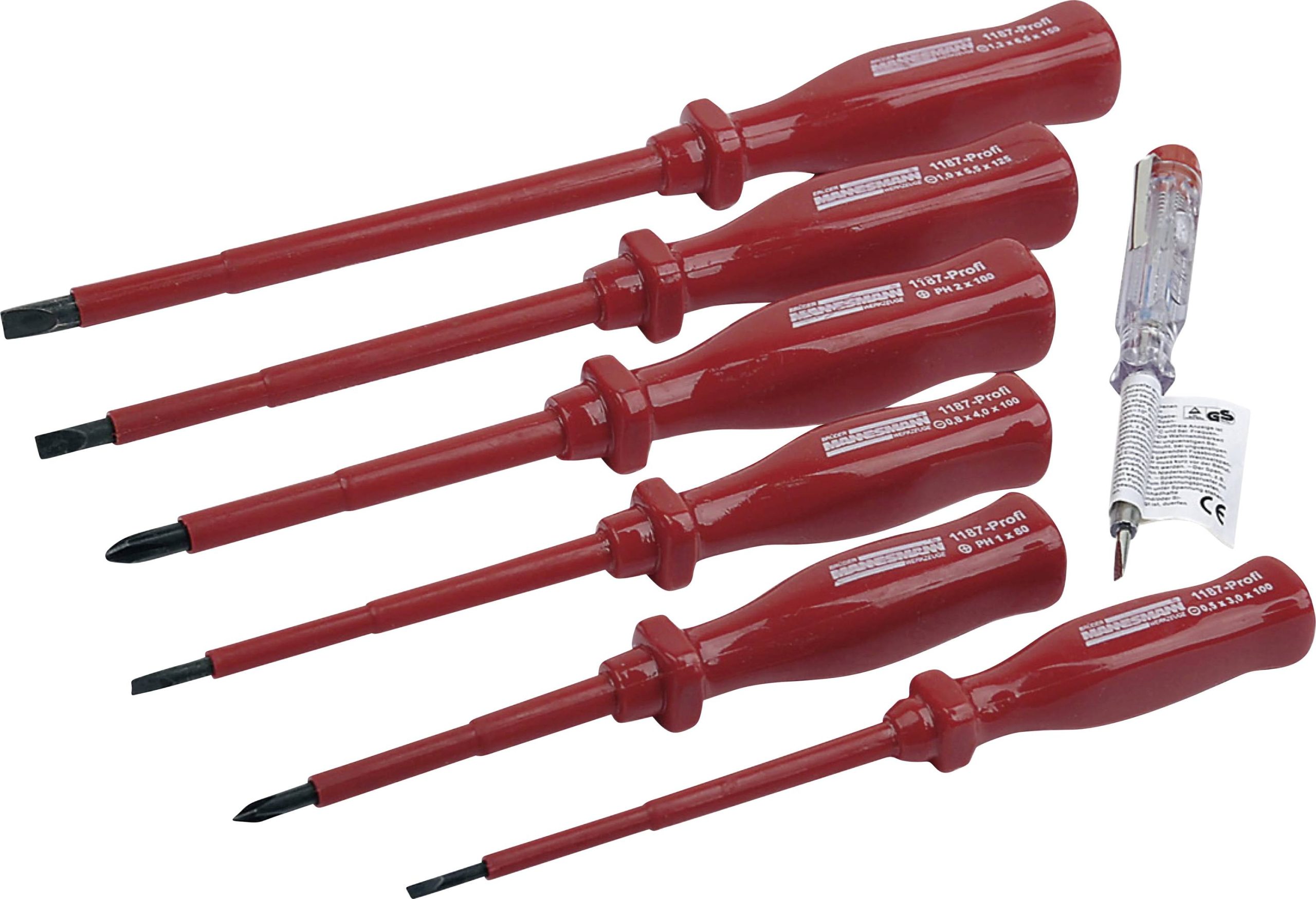 Zestaw wkrętaków Brüder Mannesmann M 1187-PROFI - obrazek 1
