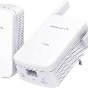 Mercusys Adapter rozszerzający Powerline WLAN MP510 KIT 1000 MBit/s Mercusys Adapter rozszerzający Powerline WLAN MP510 KIT 1000 MBit/s