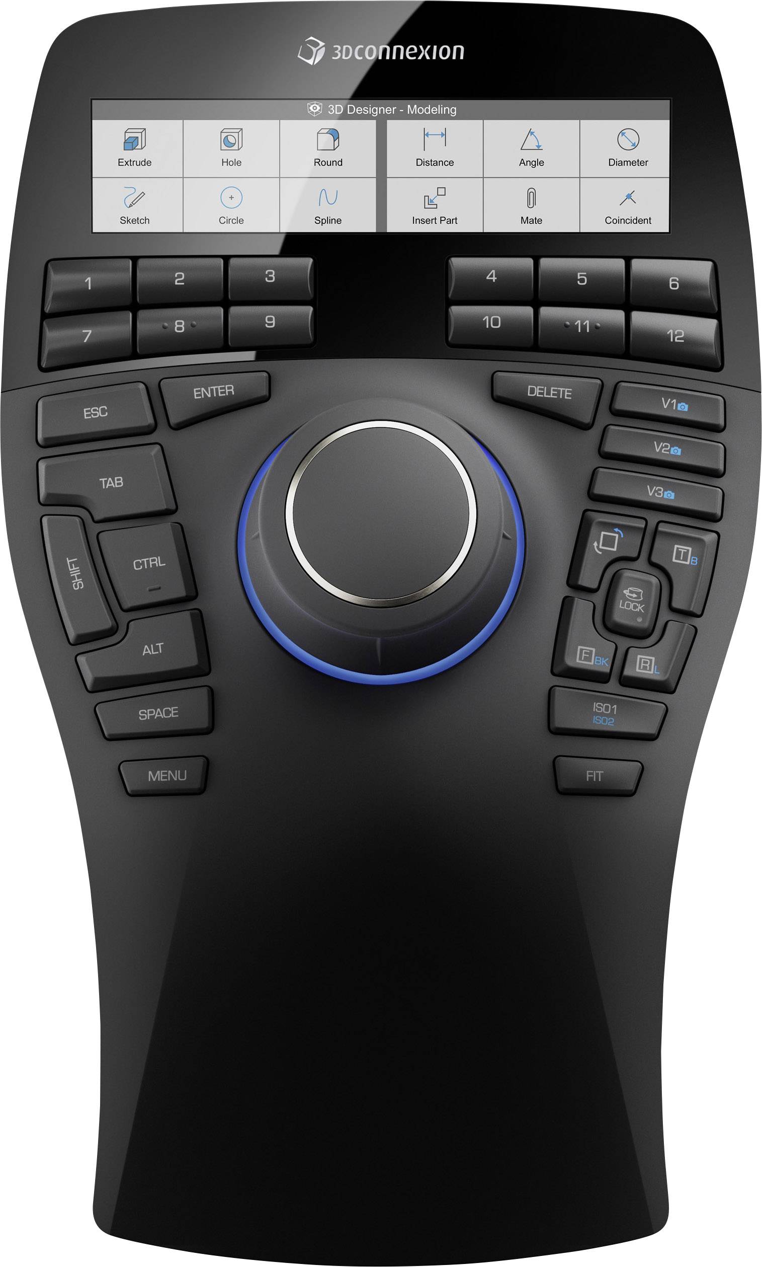 Mysz 3D USB 3Dconnexion SpaceMouse Enterprise - obrazek 1