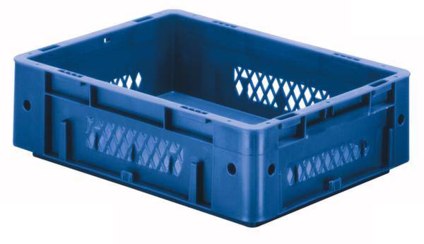 LA-KA-PE VTK 400/120-1 Pojemnik do sztaplowania nadaje się na żywność (D x S x W) 400 x 300 x 120 mm niebieski 4 szt. - obrazek 1