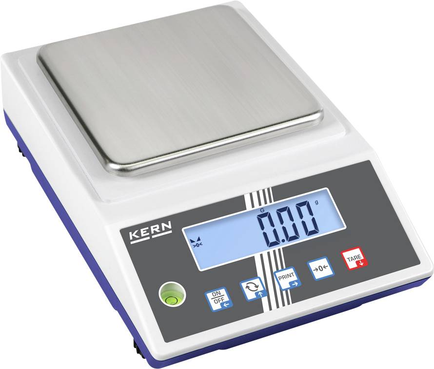 Kern PCB 1000-2 Waga precyzyjna Zakres pomiaru maks. 1.2 kg Podziałka 0.01 g poprzez zasilacz sieciowy, bateryjne szarob - obrazek 1