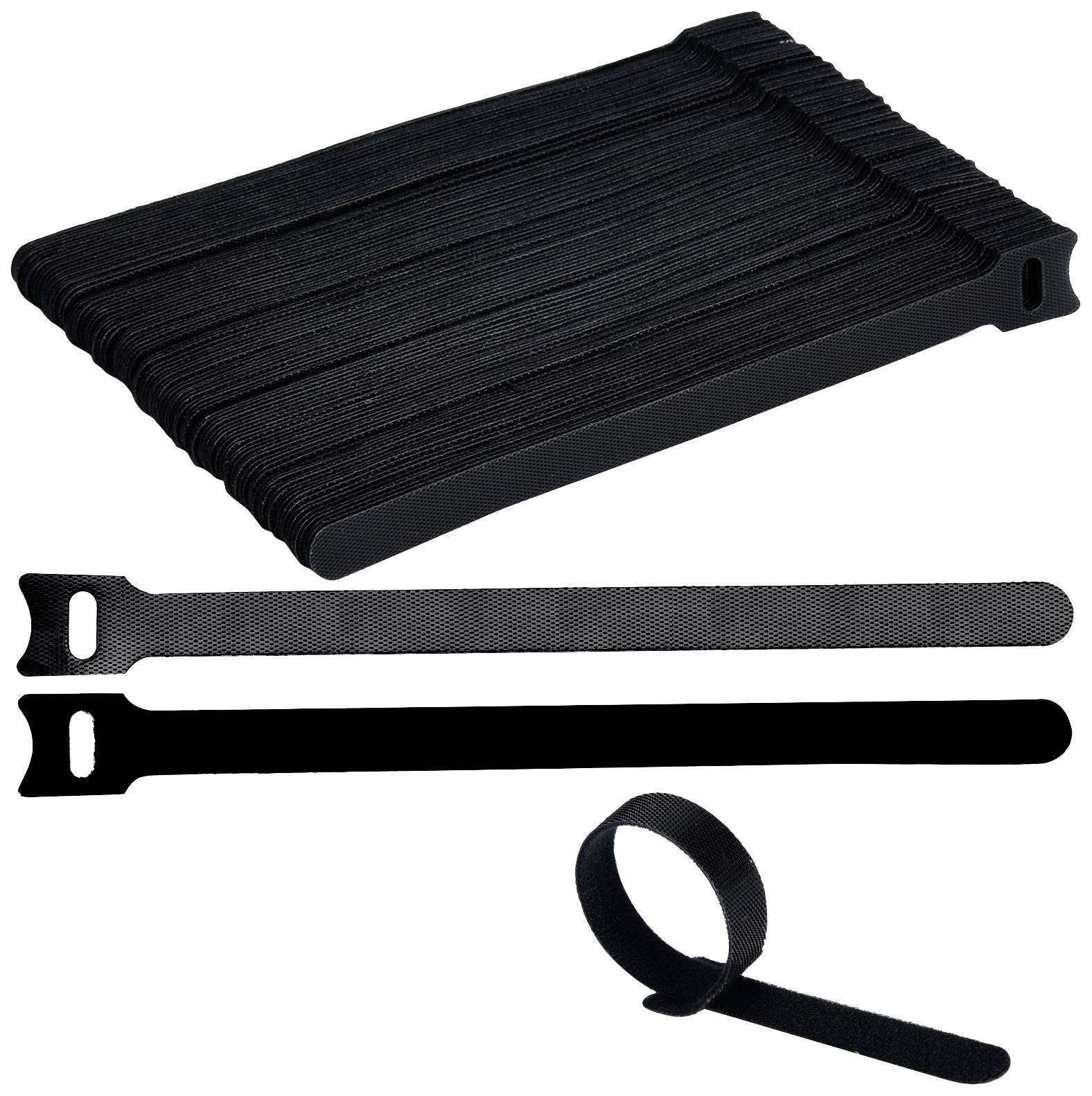 Opaska kablowa na rzepy TRU COMPONENTS T24CA058 TC-12888504, (D x S) 200 mm x 12 mm, 100 szt. - obrazek 1