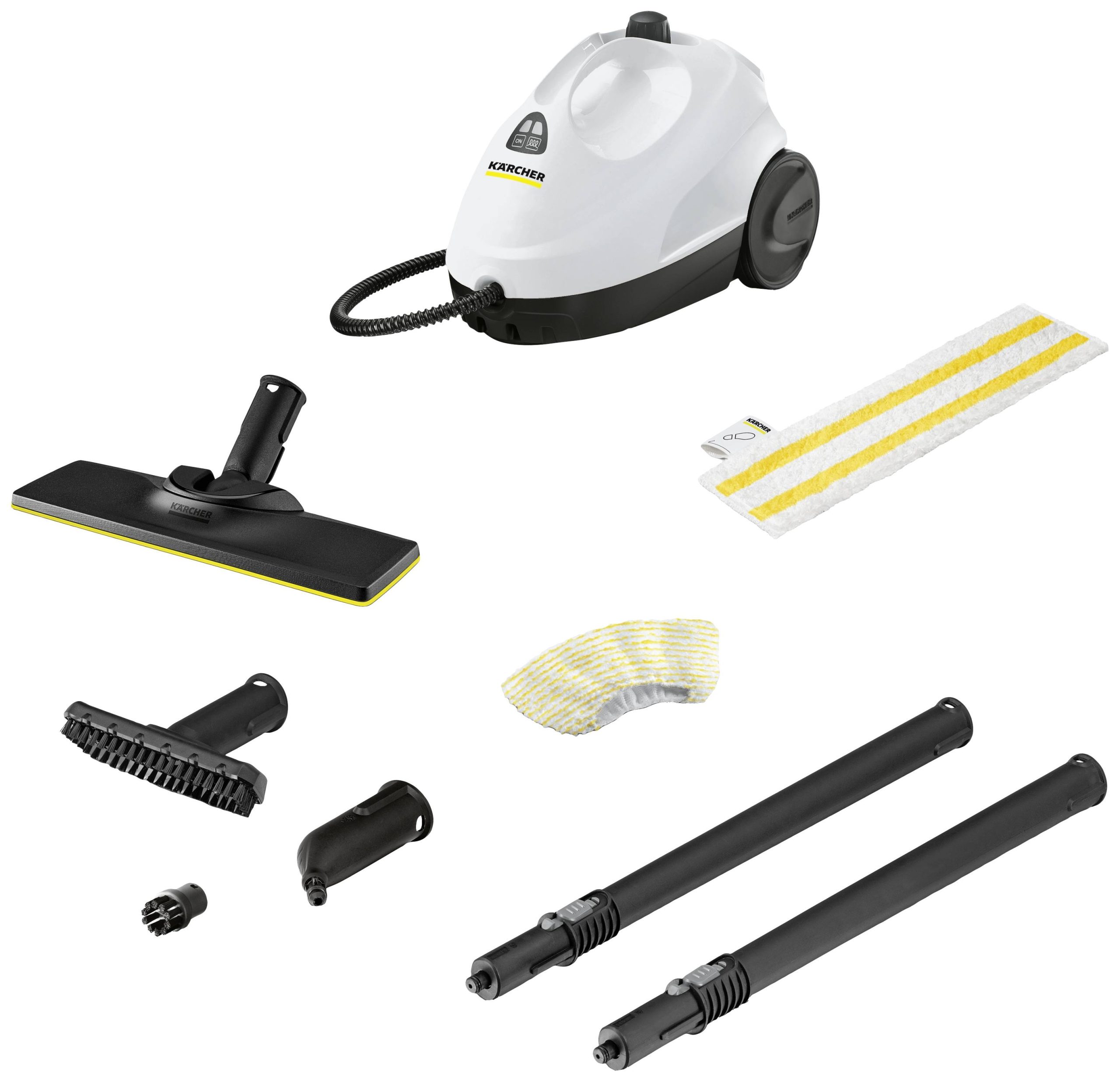 Myjka parowa Kärcher Home & Garden SC 2 EasyFix 1500 W biały, czarny - obrazek 1