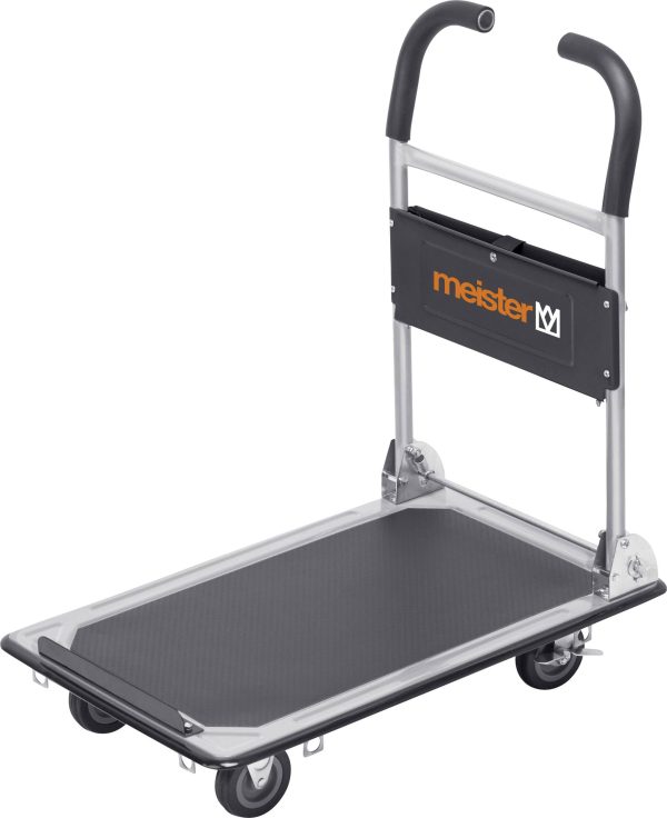 Meister Werkzeuge 8985620 Wózek transportowy składany, ze schowkiem stal Maksymalne obciążenie: 150 kg