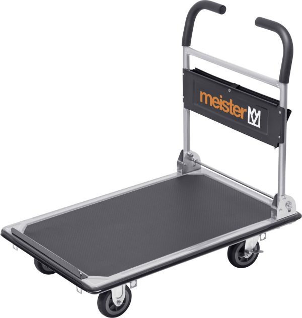 Meister Werkzeuge 8985630 Wózek transportowy składany, ze schowkiem stal Maksymalne obciążenie: 300 kg