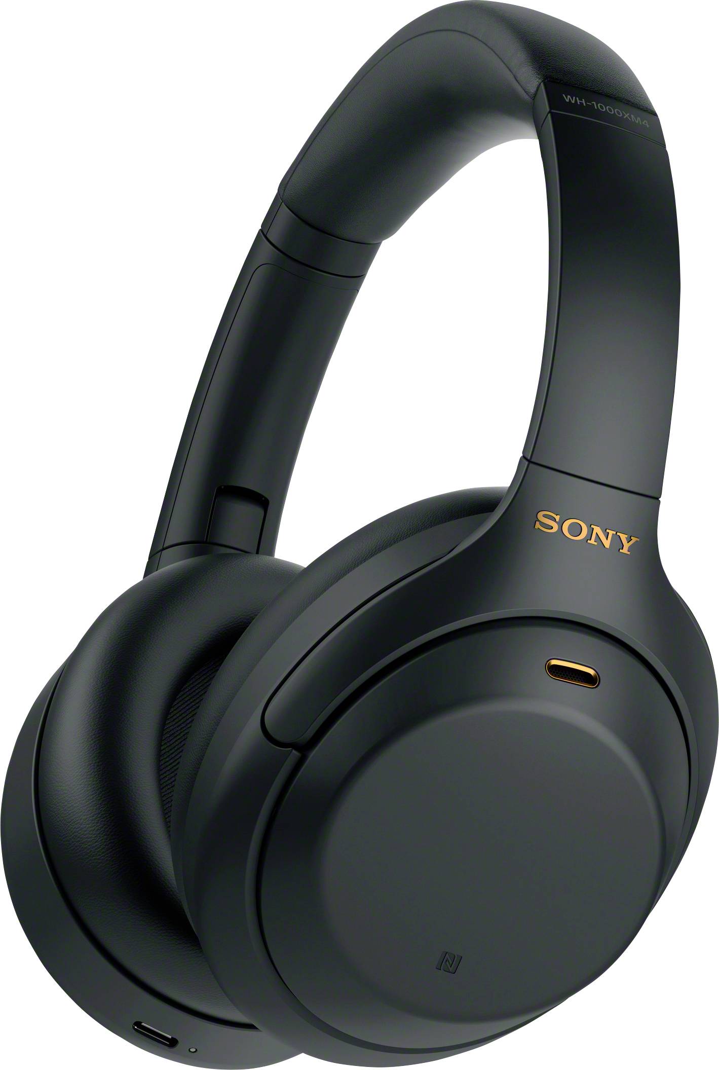 Sony WH-1000XM4 Słuchawki wokółuszne Bluetooth, przewód stereo czarny Wyciszanie hałasów składane HiFi - obrazek 1