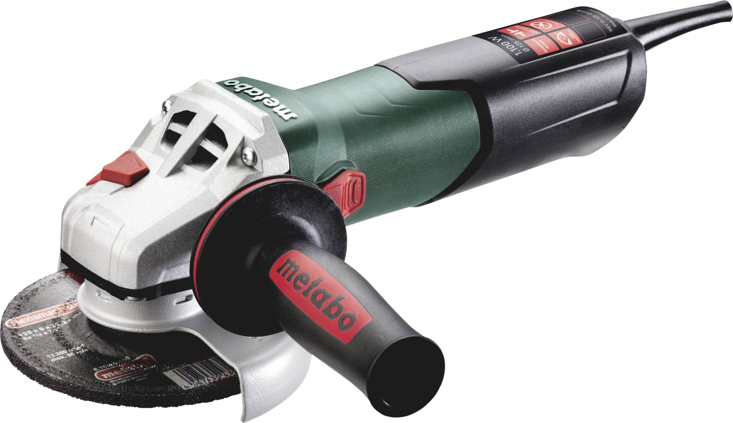 Szlifierka kątowa Metabo WEV 11-125 Quick 603625000 1100 W - obrazek 1
