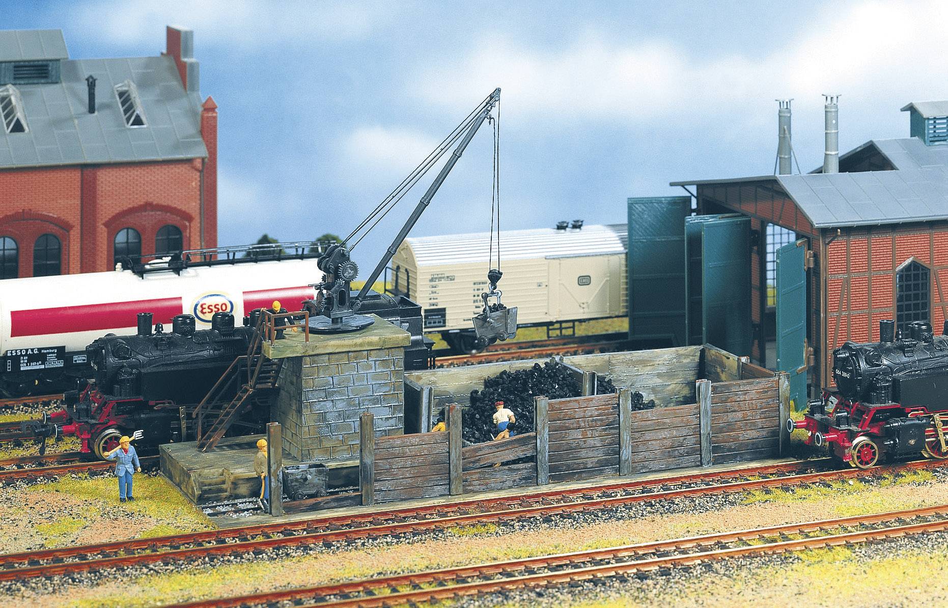 Urządzenia do transportu węgla, Faller 120131, 210 x 80 x 130 mm, skala H0 - obrazek 1