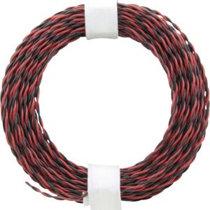 Przewód linka Donau Elektronik 210-10, 2 x 0.04 mm² + 2 x 0.04 mm², czerwony/czarny, 10 m