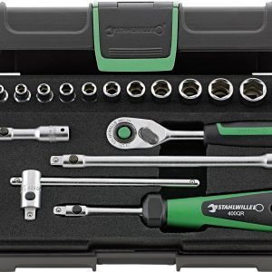 Zestaw kluczy nasadowych Stahlwille 40/13/6QR KN 96011180 1/4″ (6,3 mm) Zestaw kluczy nasadowych Stahlwille 40/13/6QR KN 96011180 1/4″ (6,3 mm)