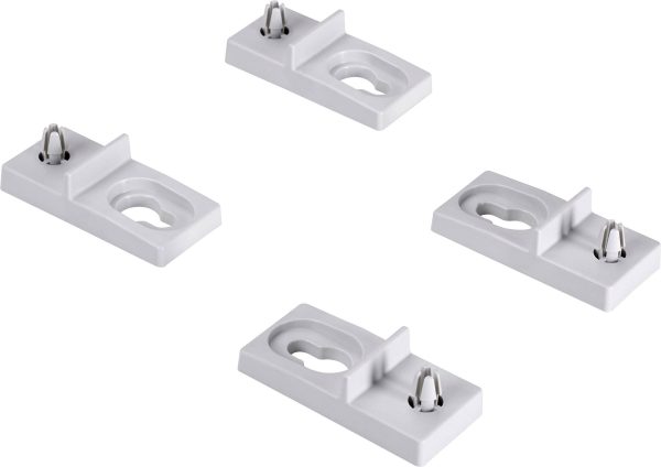 Fibox WMKQ10S Wall mount szaro-biały (ral 7035) 1 zest.