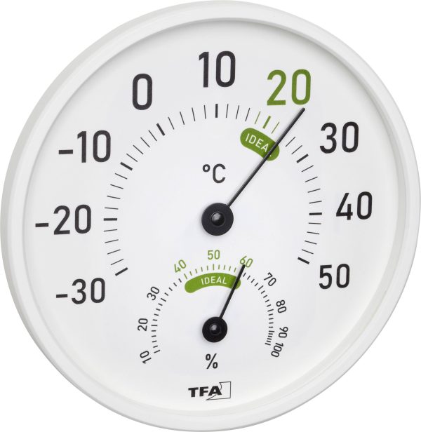 TFA Dostmann 45.2045.02 Termohigrometr biały 45.2045.02