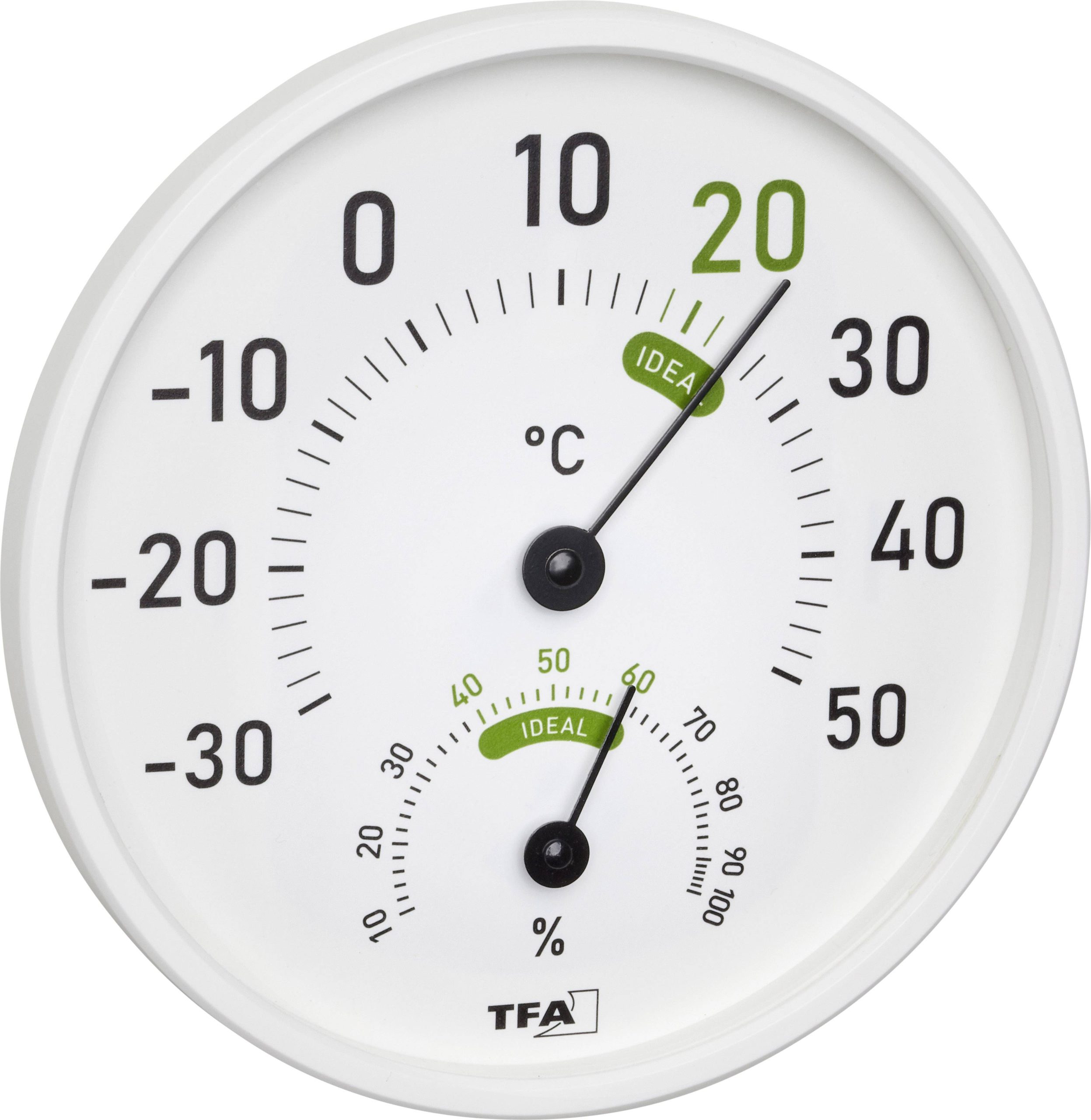 TFA Dostmann 45.2045.02 Termohigrometr biały 45.2045.02 - obrazek 1
