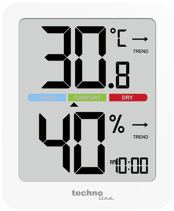 Techno Line Termohigrometr biały WS9456