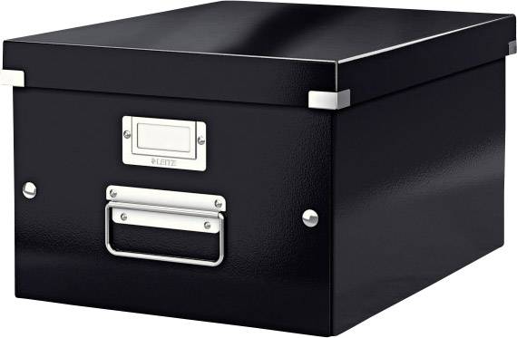 Pojemnik do przechowywania Leitz 6044 Click & Store, (S x W x G) 28.1 x 20 x 37 cm, czarny