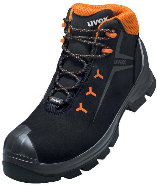 uvex 2 GTX MACSOLE® 6525243 ESD Buty ochronne S3 Rozmiar buta (EU): 43 czarny, pomarańczowy 1 par(a)