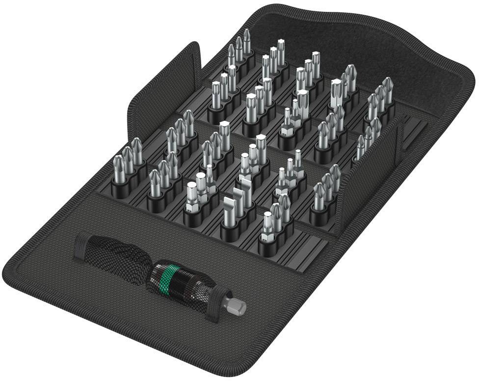 Bity Wera 8600/889-60 TZ Bit-Safe 05057122001 1 szt. płaski, krzyżakowy Phillips, krzyżakowy Pozidriv, wewnętrzny sześci - obrazek 1