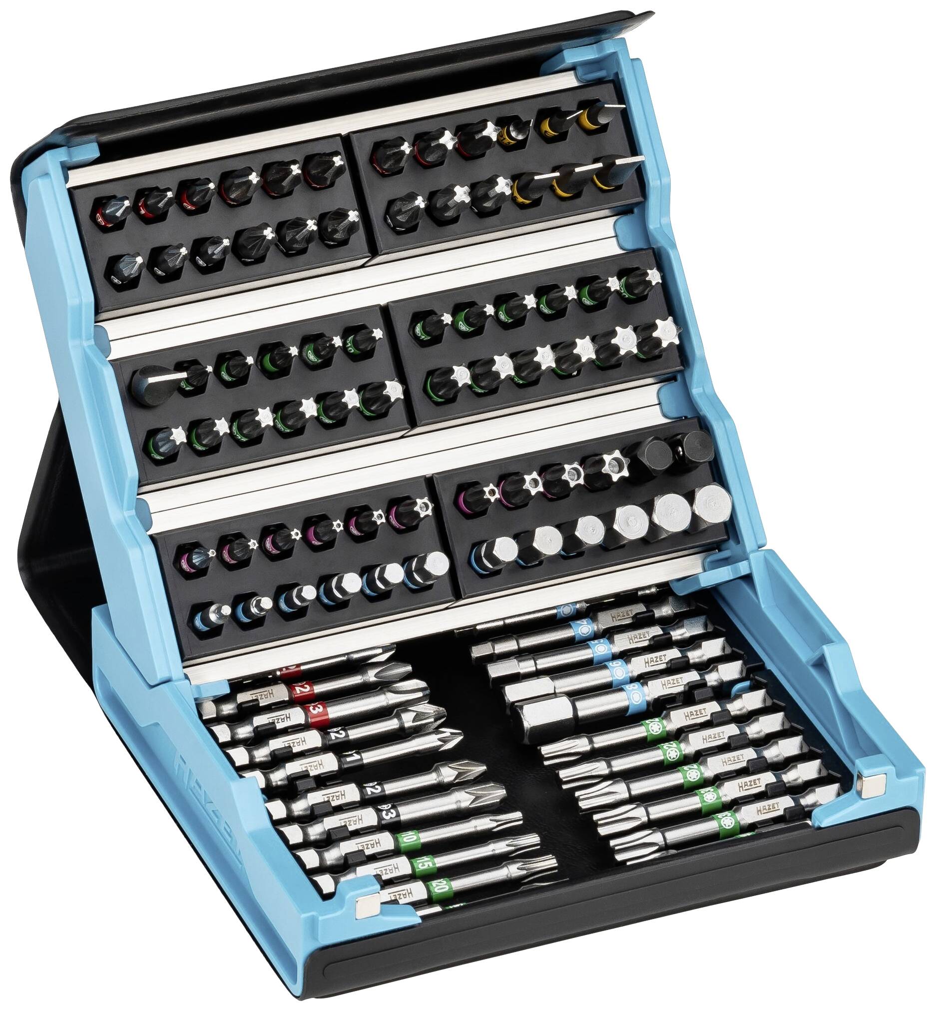 Bity Hazet 2200SC-3 1 zest. płaski, krzyżakowy Phillips, krzyżakowy Pozidriv, wewnętrzny sześciokąt, TORX wewnętrzny, Ta - obrazek 1