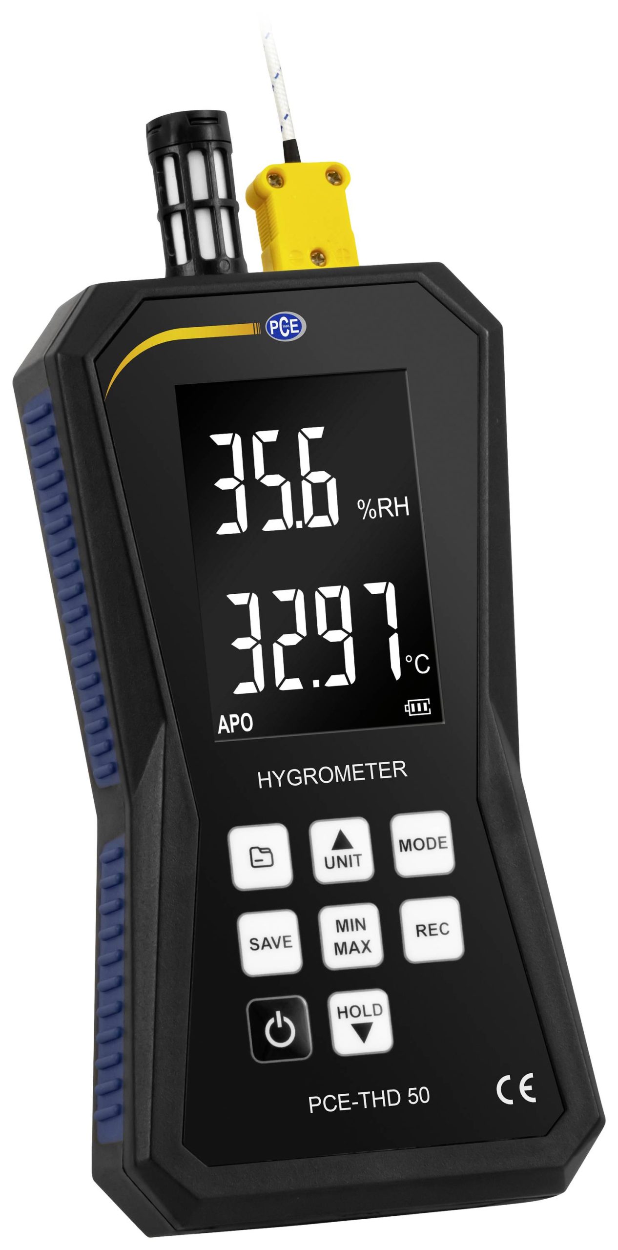 Rejestrator wilgotności, Rejestrator temperatury PCE Instruments PCE-THD 50 -100 do +1372 °C - obrazek 1