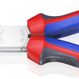 Knipex 38 35 200 dla elektroników i mechaników Szczypce płaskie, okrągłe proste 200 mm Knipex 38 35 200 dla elektroników i mechaników Szczypce płaskie, okrągłe proste 200 mm