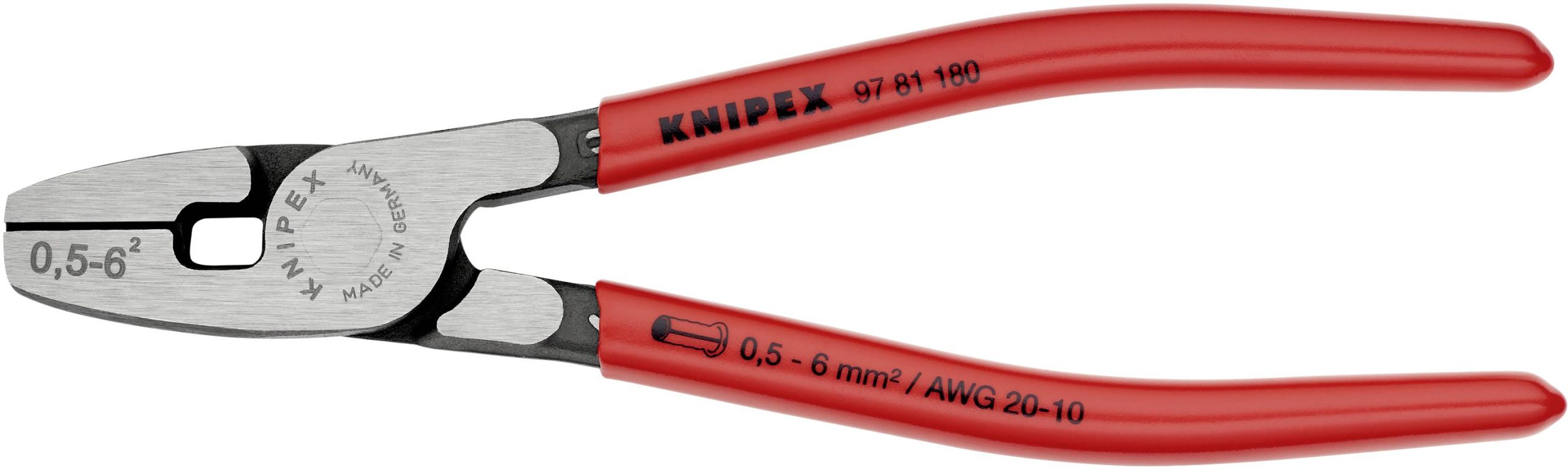 Zaciskarka Knipex 97 81 180, 0.5 do 6 mm² - obrazek 1