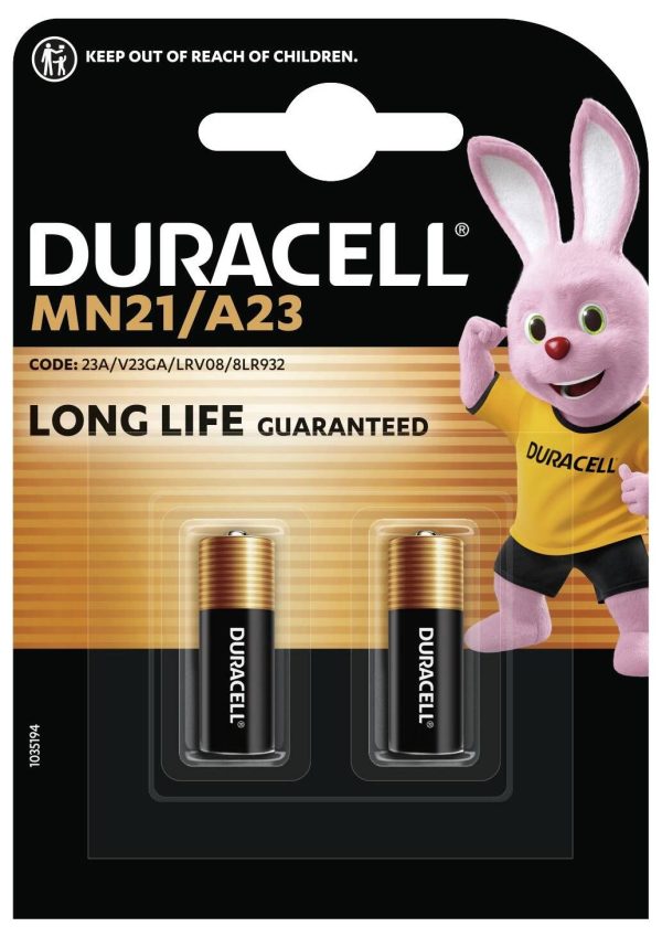 Bateria 23 A Duracell DUR203969, 12 V, 33 mAh, alkaliczno-manganowe, 2 szt.