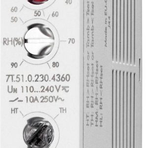 Finder Higrostat 7T.51.0.230.4360 250 V/AC 1 NO (D x S x W) 88.8 x 17.5 x 47.8 mm 1 szt.
