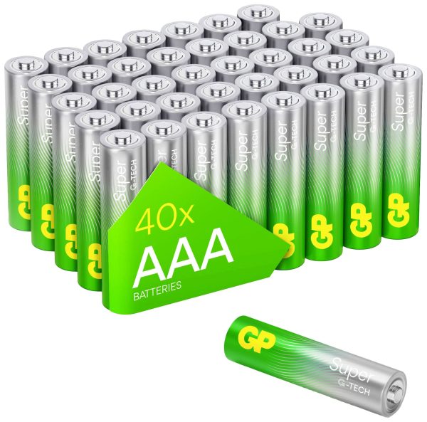 Bateria AAA/R03 GP Super 1.5 V 40 szt.